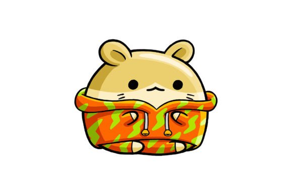 Adorable Winter Hamster Vector for Creative Projects