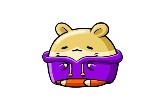 Adorable Winter Hamster Vector for Creative Projects
