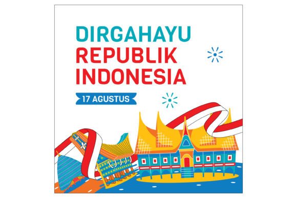 Celebrate with Indonesia Independence Day Template 02