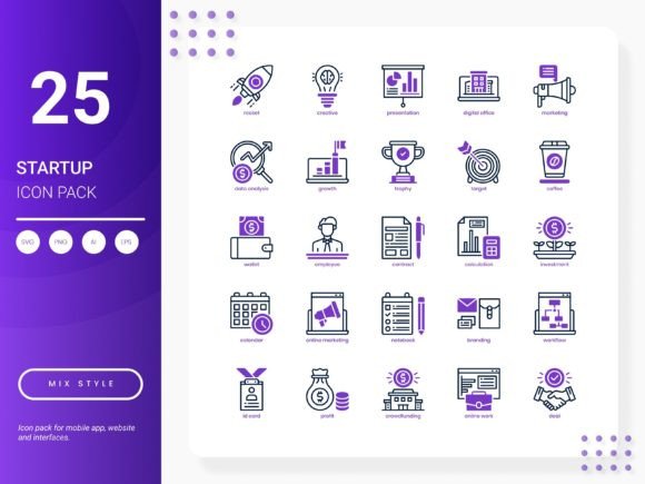 Enhance Your Brand with Startup Icon Pack