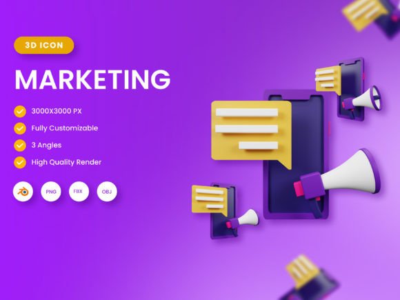 Enhance Your Projects with 3D Marketing Illustration