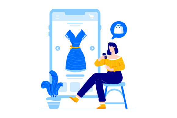 Enhance Your Projects with Online Shopping Vector Illustration