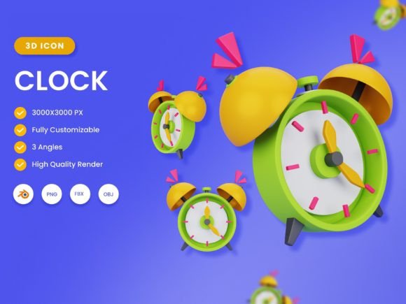 Enhancing Your Projects with 3D Clock Illustration