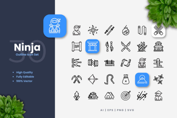 Unlock Creativity with Versatile Ninja Icons