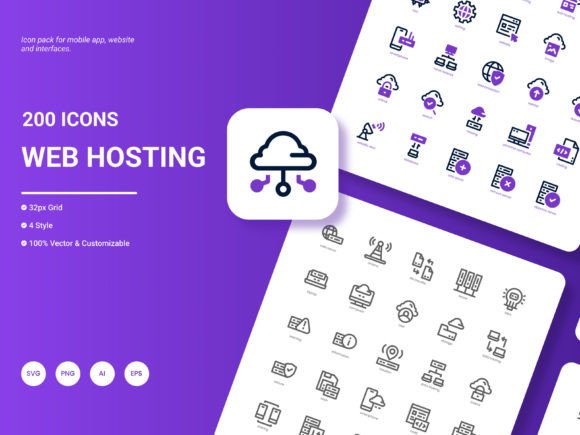 Web Hosting Icon Pack: A Comprehensive Design Solution